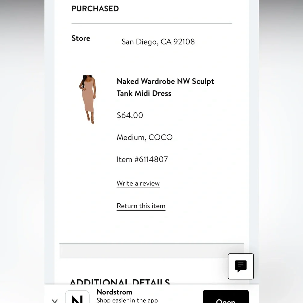 Sculpt Tank Midi Dress - Picture 3 of 4